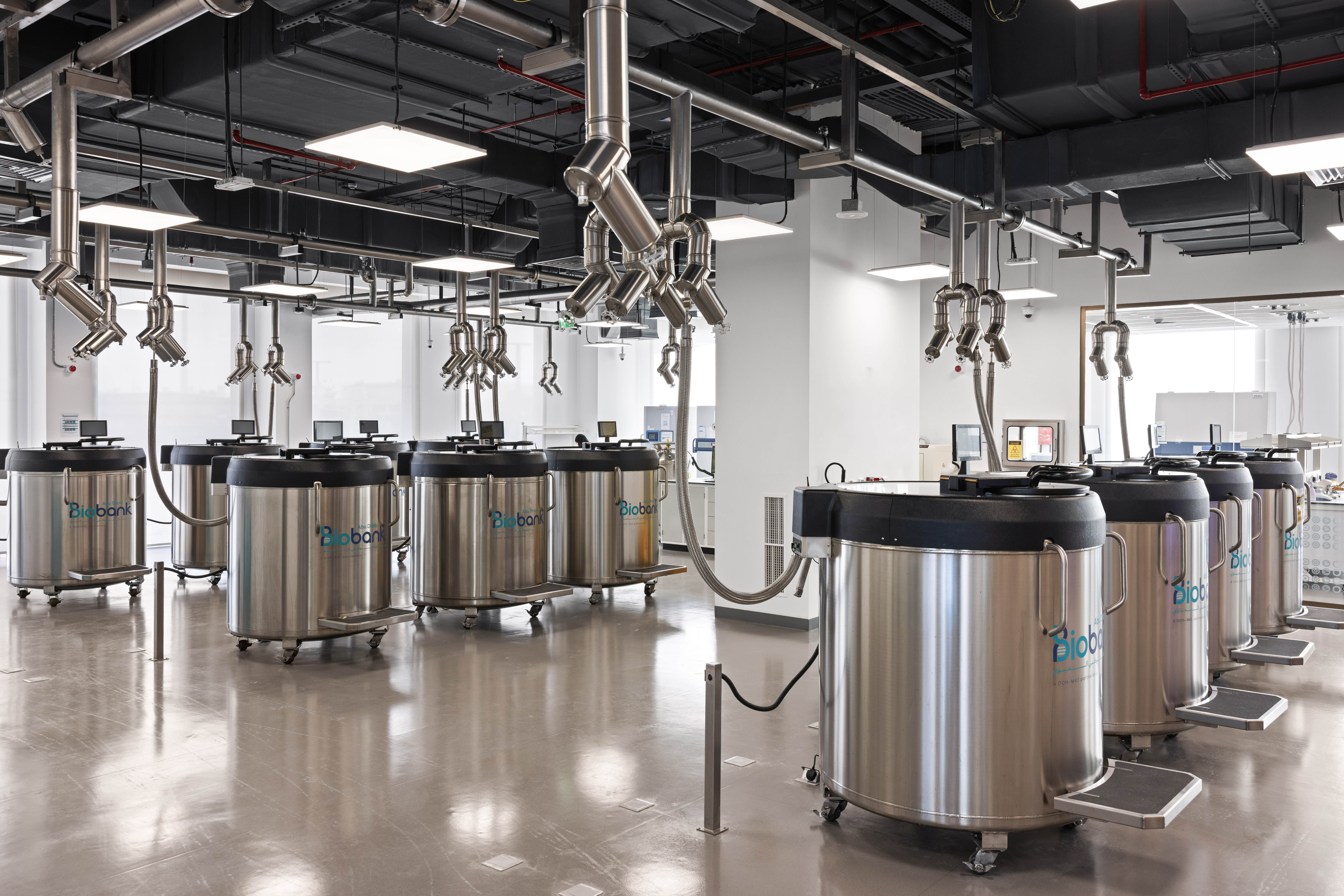 Cryogenic storage tanks used for long-term cord blood storage